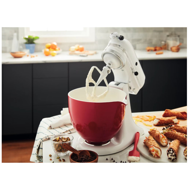 Чаша KitchenAid 4,7 л 5KSM2CB5ER керамічна, з ручкою, колір зовні червоний