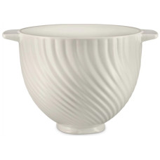 Чаша KitchenAid 4,7 л 5KSM2CB5MR керамічна, візерунок біла меренгa