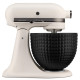 Чаша KitchenAid 4,7 л 5KSM2CB5LS керамічна, візерунок шипована чорна