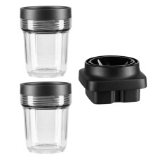 Набір до блендера KitchenAid 5KSB2040BBB: 2 ст. х 200 мл з кришк. і нож. блок до 5KSB13XX /5KSB40XX