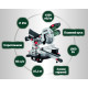 Дисковая пила Metabo KGS 254 M (613254000)