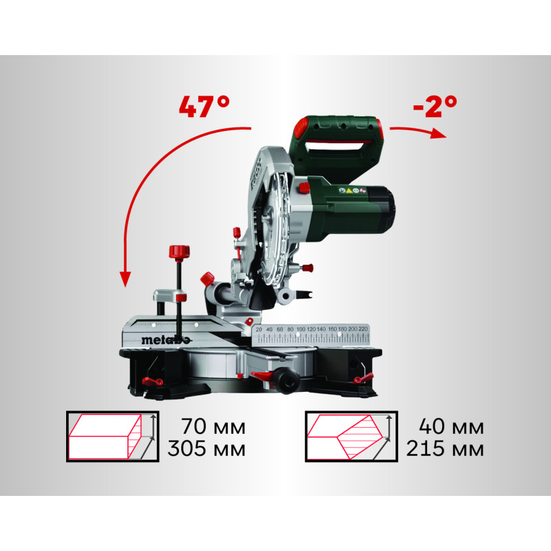 Дисковая пила Metabo KGS 216 M (613216000)