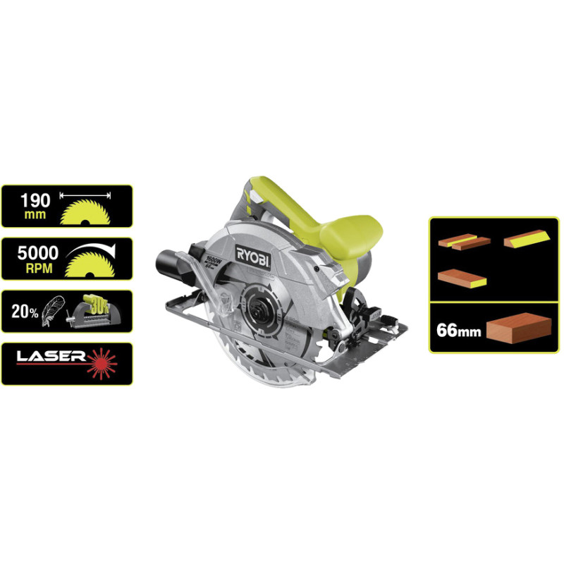 Дисковая пила Ryobi RCS1600-K (5133002779)
