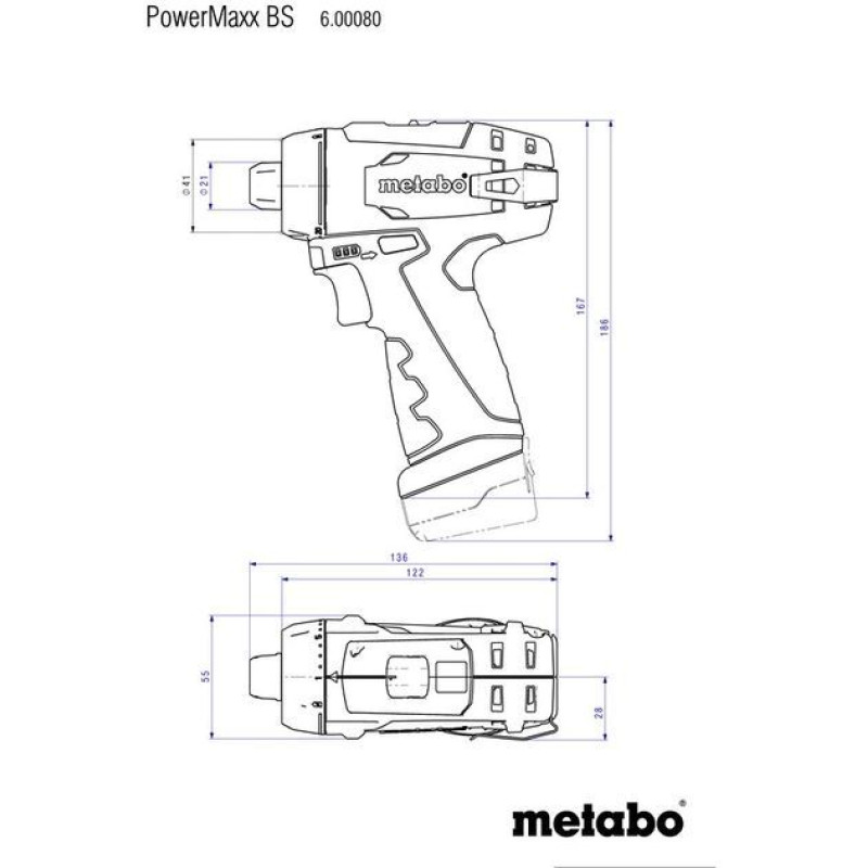 Metabo PowerMaxx BS Basic (600984500)