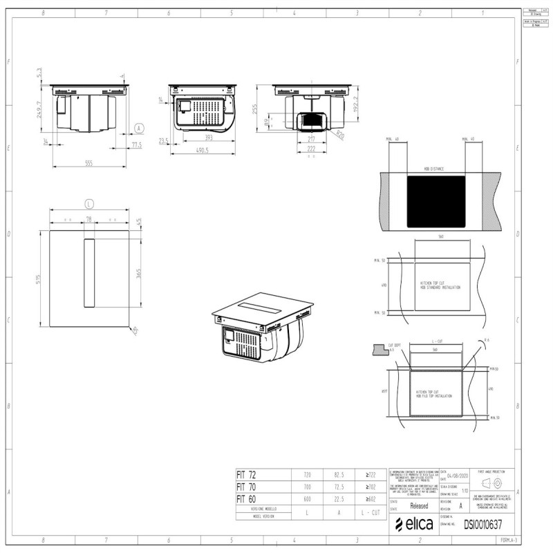 Варильна поверхня Elica NIKOLATESLA VELVET BL/A/60