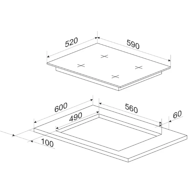 Варочная поверхность Hansa BHKY61139
