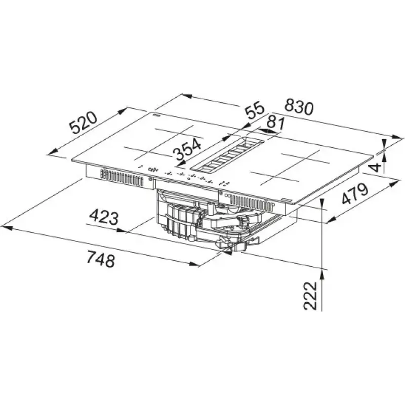 Варочная поверхность Franke Maris 2Gether FMA 8372 4RC R HI (340.0731.879)