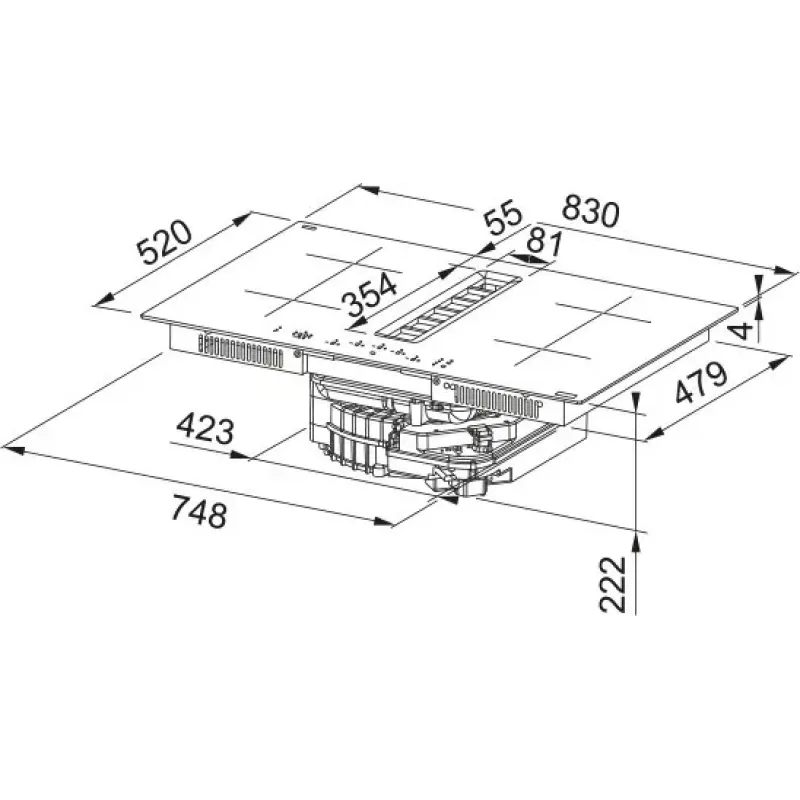 Варочная поверхность Franke Maris 2Gether FMA 8372 4RC HI (340.0731.878)