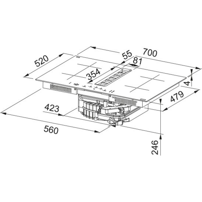 Варильна поверхня Franke Smart 2Gether FSM 7072 4RC HI (340.0731.892)