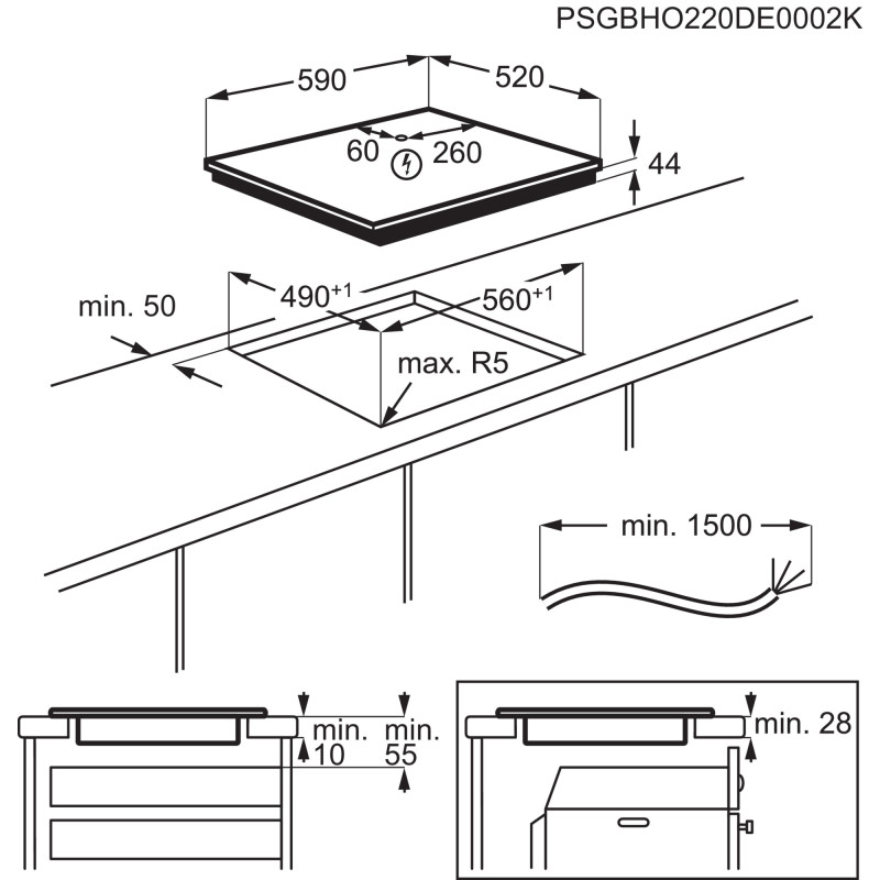 Варочная поверхность Electrolux EIT60433CT