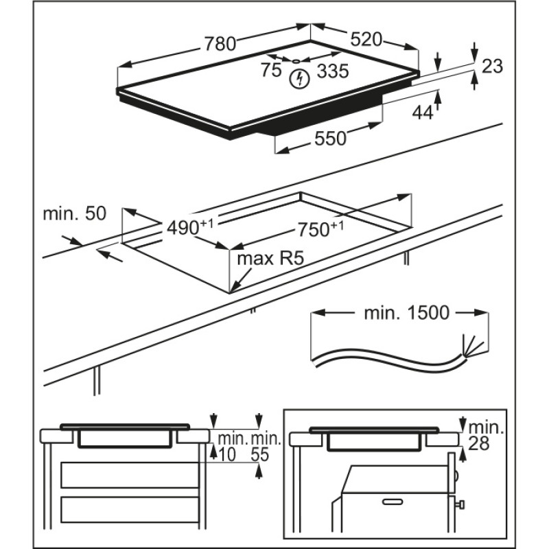 Варочная поверхность Electrolux EIV83443CT