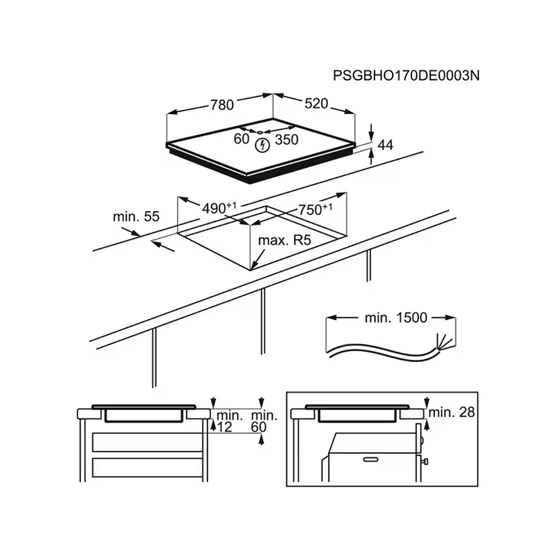Варочная поверхность Electrolux EIV87671