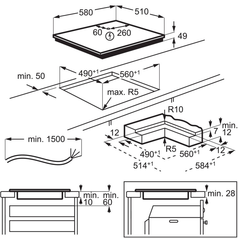 Варочная поверхность Electrolux EIS62453IT