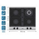 Варочная поверхность PRIME Technics PGH 50053 FGBIXC