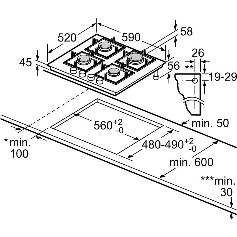 Варочная поверхность Bosch PNK6B2P41R