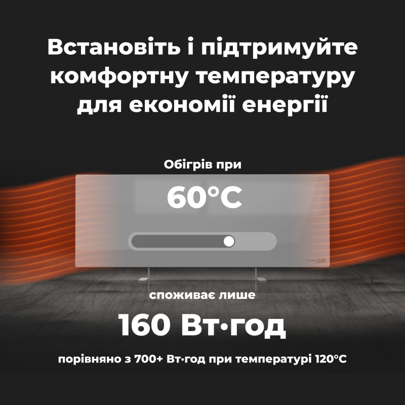 Обогреватель AENO Eco Smart GH5S LED Grey (AGH0005S)