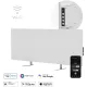 Обігрівач AENO Premium Eco Smart GH3S LED White (AGH0003S)