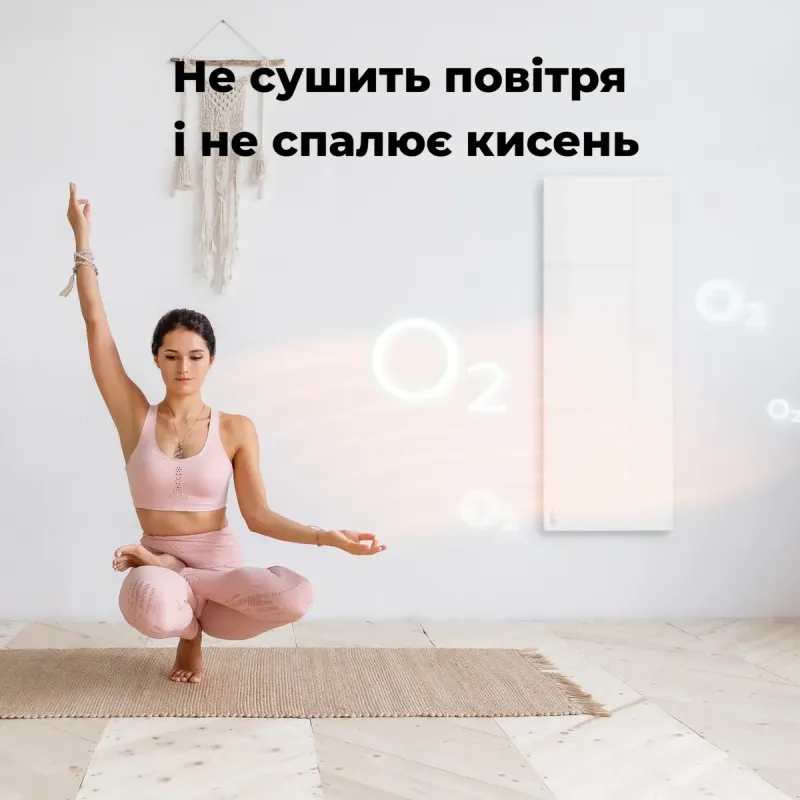 Обігрівач AENO Premium Eco Smart GH3S LED White (AGH0003S)