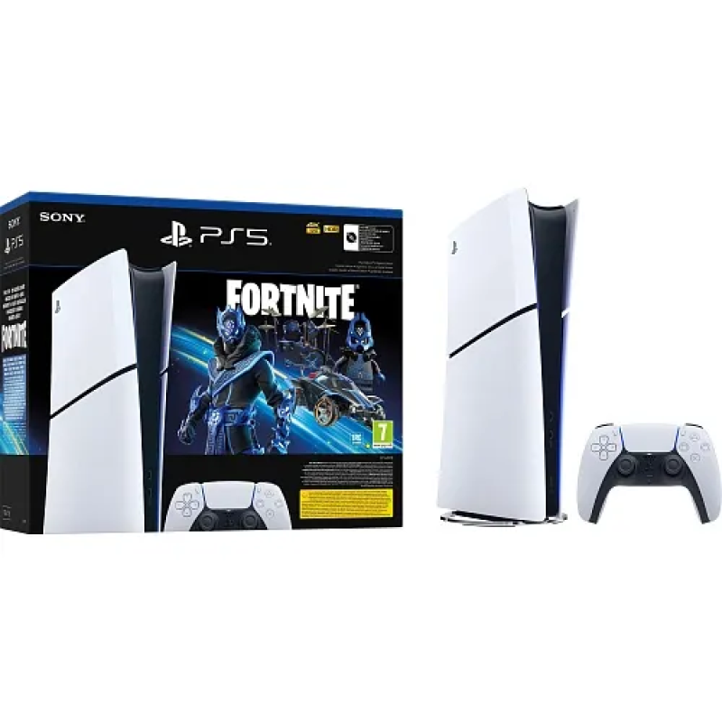Sony PlayStation 5 Slim 1TB Fortnite Cobalt Star Bundle (1000045165)