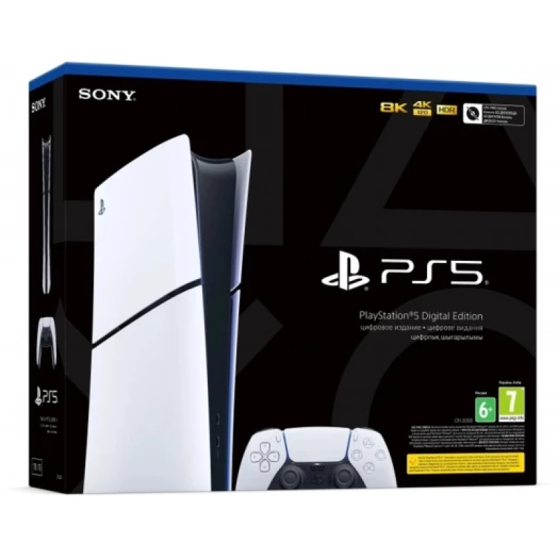 Sony PlayStation 5 Slim (Digital Edition) (1TB) + Dualsense (UA) (1000042066)