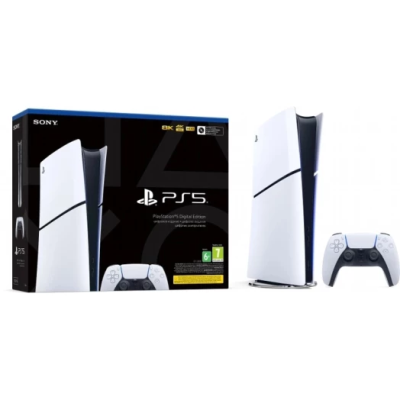 Sony PlayStation 5 Slim (Digital Edition) (1TB) + Dualsense (UA) (1000042066)