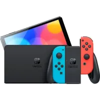 Игровая консоль Nintendo Switch OLED with Neon Blue and Neon Red Joy-Con (045496453442)