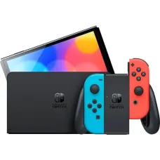Игровая консоль Nintendo Switch OLED with Neon Blue and Neon Red Joy-Con (045496453442)