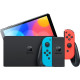 Nintendo Switch OLED with Neon Blue and Neon Red Joy-Con (045496453442)
