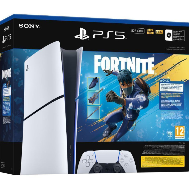 Игровая консоль Sony PlayStation 5 Slim Digital Edition Fortnite Flowering Chaos Bundle 825GB (1000049851)