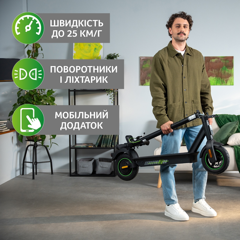 Acer Electrical Scooter 5 Advance Black (AES025) (GP.ESC11.015)