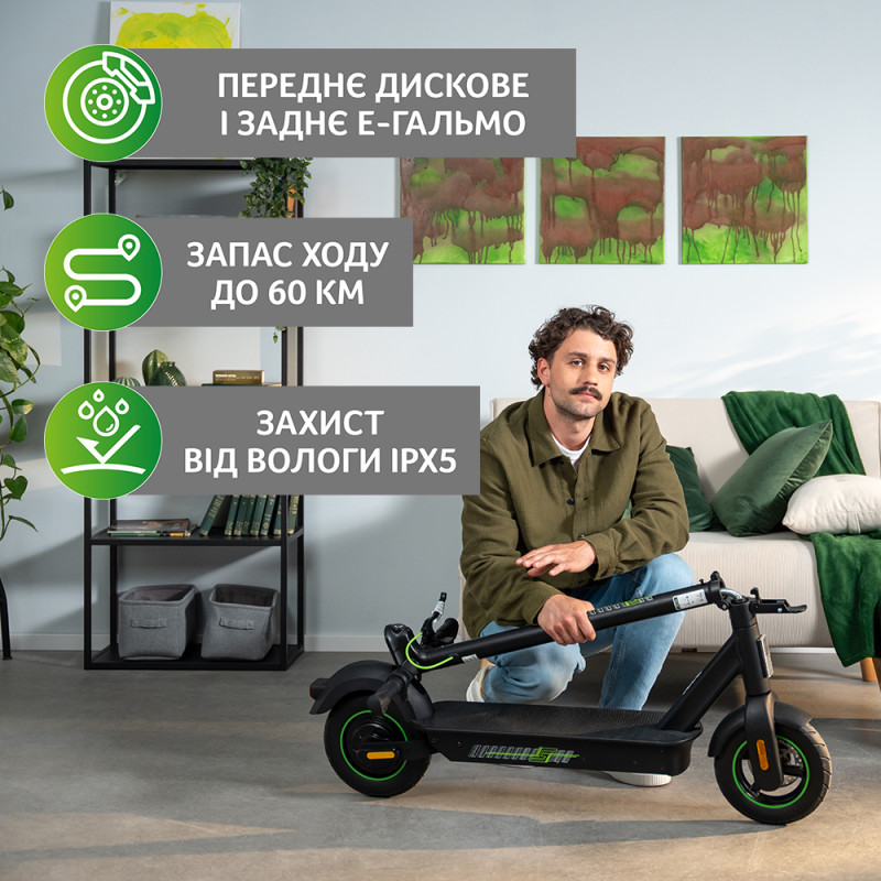 Acer Electrical Scooter 5 Advance Black (AES025) (GP.ESC11.015)