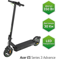 Acer Electrical Scooter 3 Advance Black (AES023) (GP.ESC11.011)