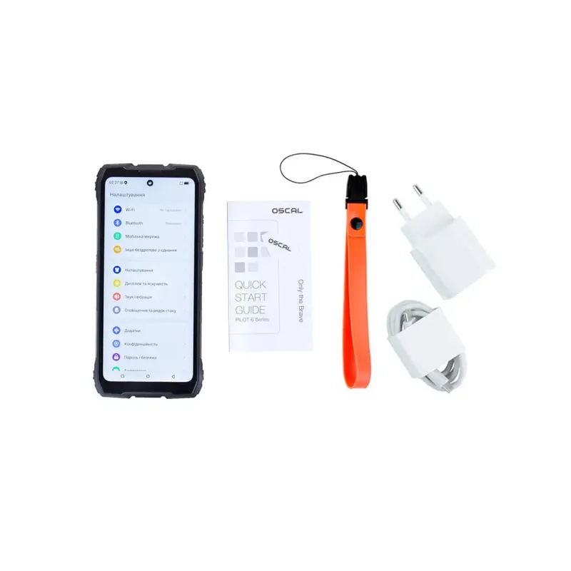 Смартфон Oscal Pilot 6 12/256GB Black (6931548326076)