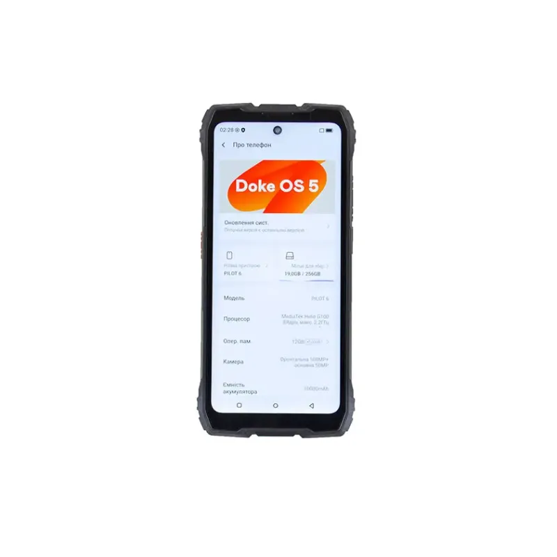 Смартфон Oscal Pilot 6 12/256GB Black (6931548326076)