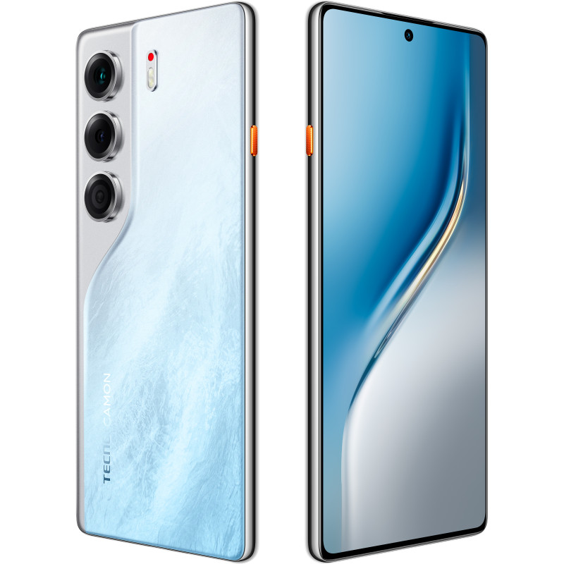 Смартфон Tecno Camon 40 CM5 8/128GB Glacier White (4894947069277)
