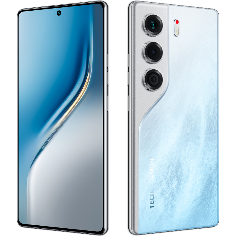 Смартфон Tecno Camon 40 CM5 8/128GB Glacier White (4894947069277)