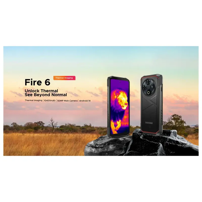 Смартфон DOOGEE Fire 6 6/256GB Black (6923740234303)