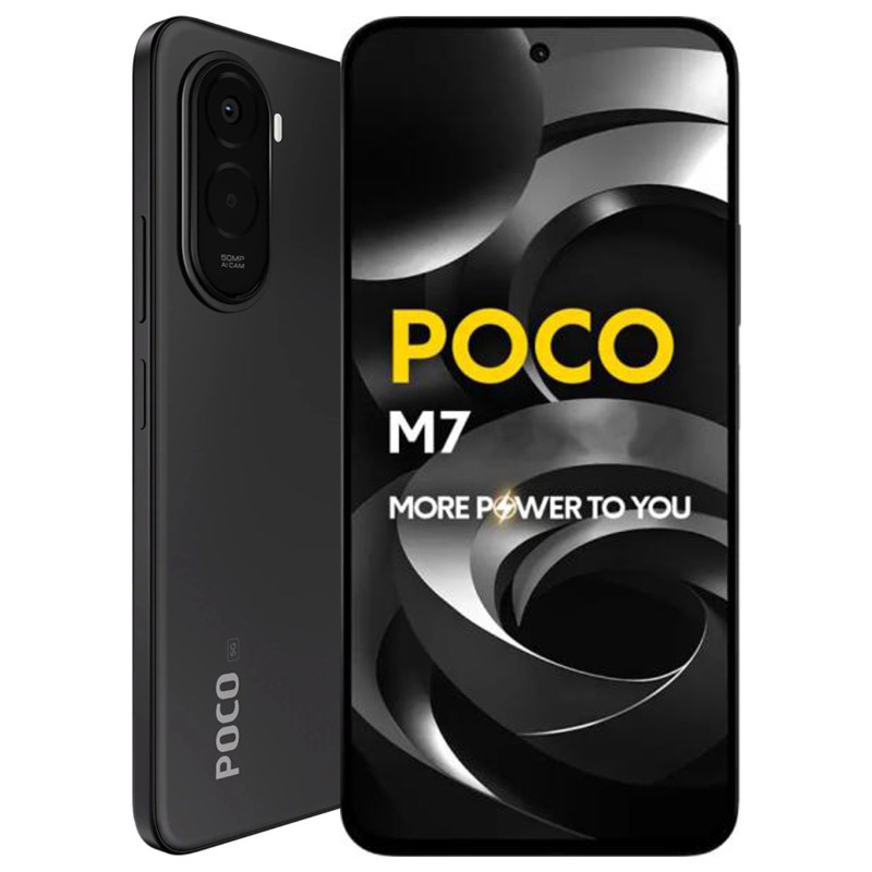 Смартфон Poco M7 4G 8/256GB Carbon Black