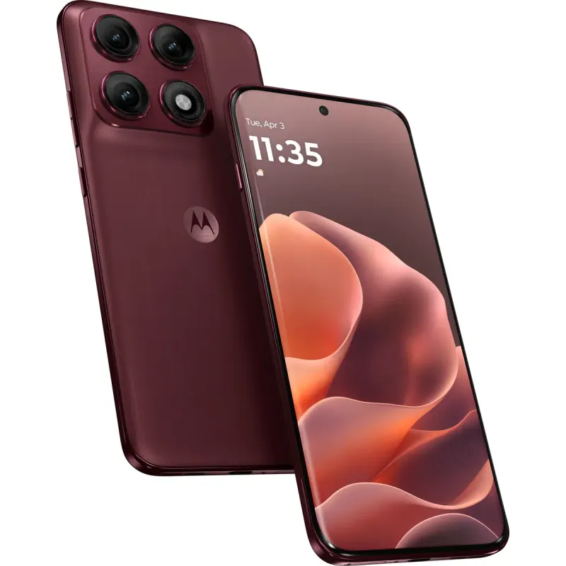 Смартфон Motorola Edge 70 Pro 8/256GB Zinfandel (Burgundy) (PBC20088RS)