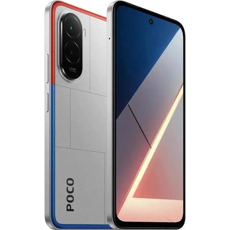 Смартфон Poco M7 4G 6/128GB Chrome Silver