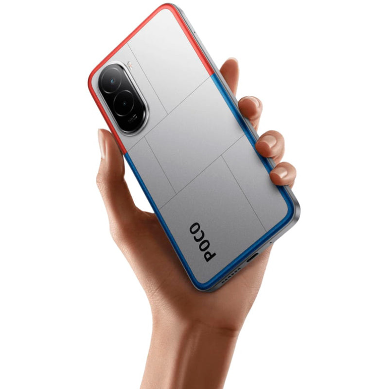 Смартфон Poco M7 4G 6/128GB Chrome Silver