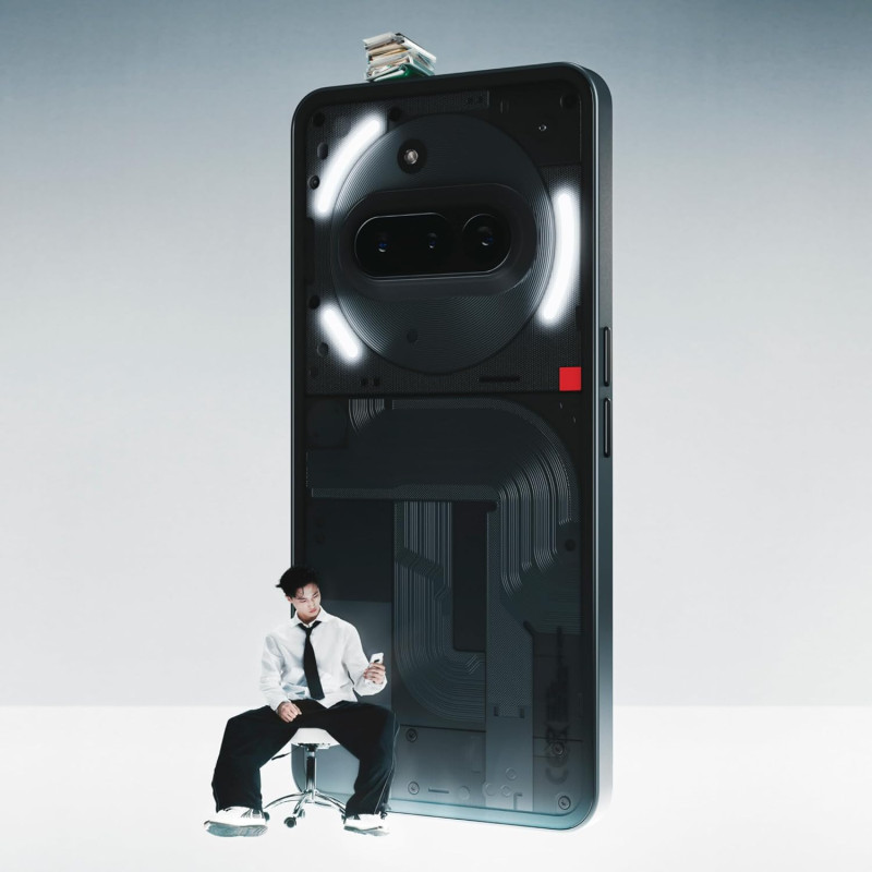 Смартфон Nothing Phone (3a) 12/256GB Black (920021K)