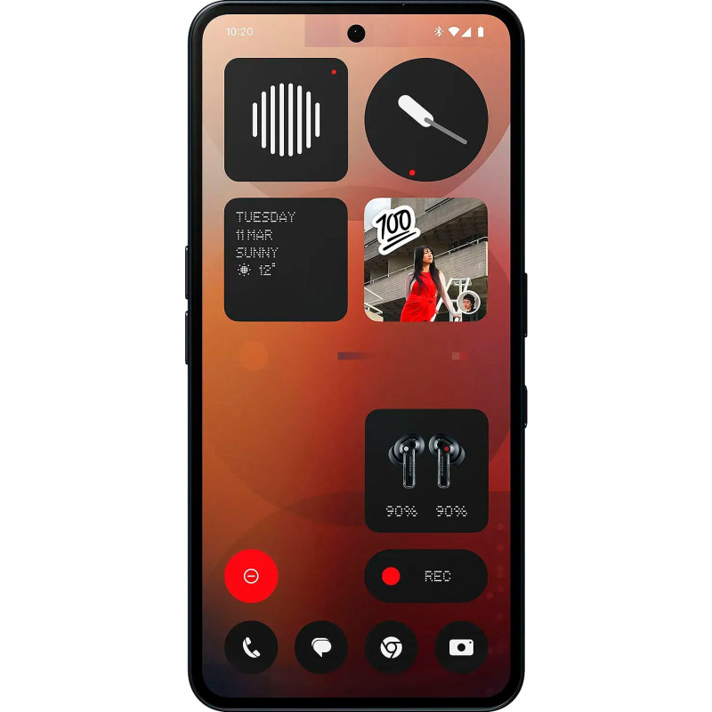 Смартфон Nothing Phone (3a) 8/128GB Black (920020K)