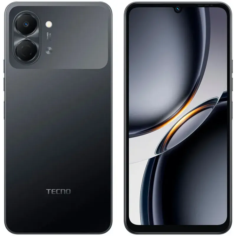 Смартфон Tecno Spark Go 3 (KN3) 4/128GB Ink Black (4894947105272)