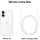 Смартфон Apple iPhone 16 128GB White (MYE93)