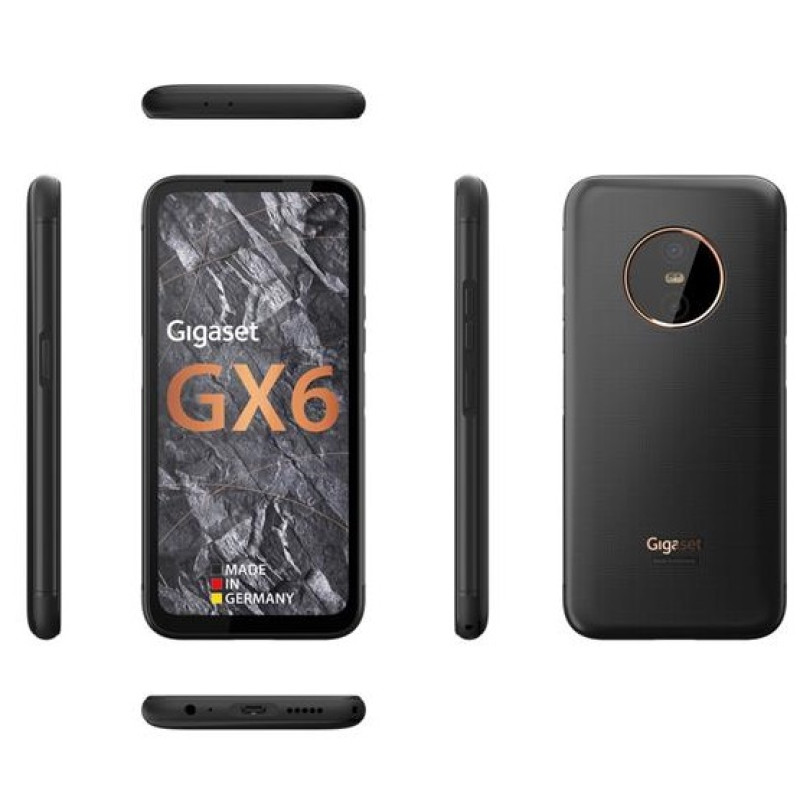 Смартфон Gigaset GX6 IM 8/128GB Titanium Black (S30853-H1529-R112)