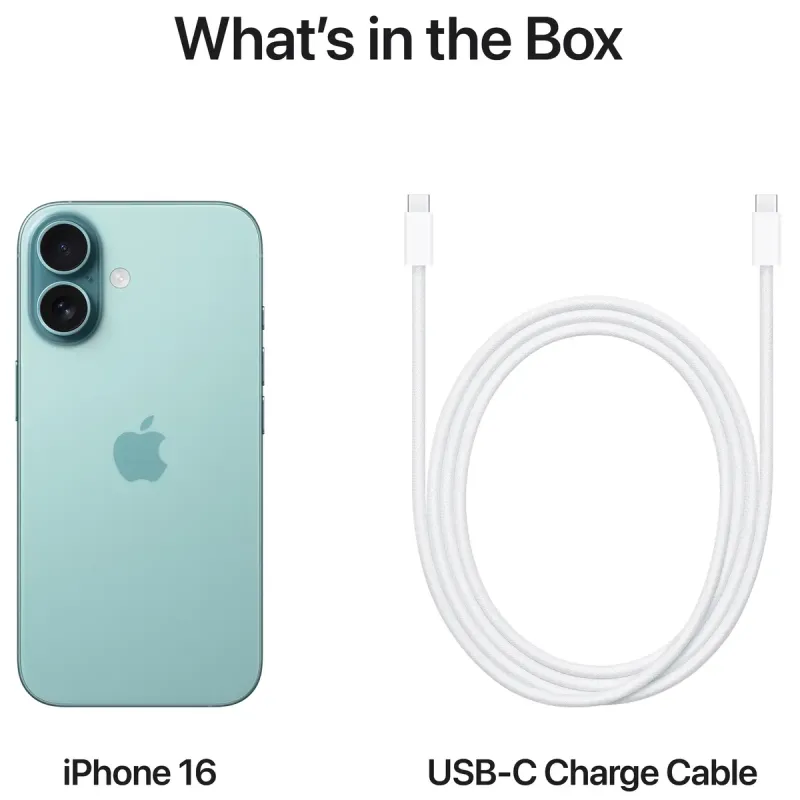 Смартфон Apple iPhone 16 128GB Teal (MYED3)