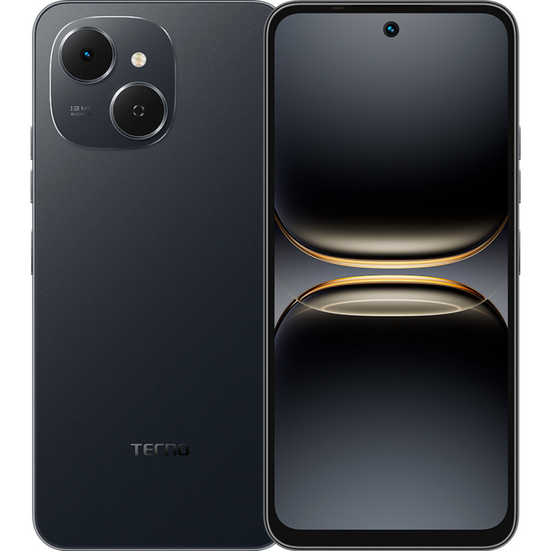 Смартфон Tecno Spark 40C KM4k 4/128GB Ink Black (4894947092459)