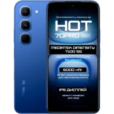 Смартфон Infinix HOT 70 Pro X6896 8/256GB Dive Blue (4894947134852)