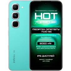Смартфон Infinix HOT 70 Pro X6896 8/256GB Mirage Green (4894947134883)